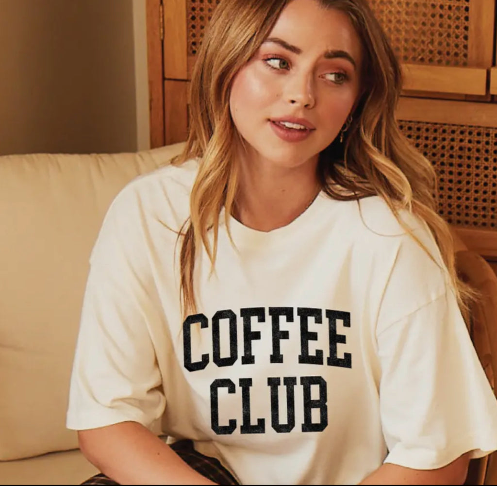 Coffee Club T-Shirt- Black