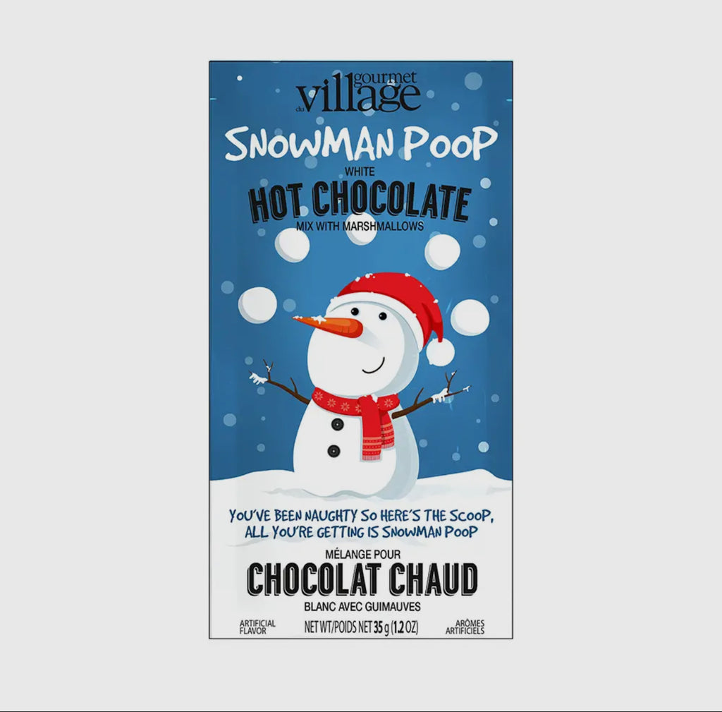 Snowman Poop Hot Chocolate or Marshmallows