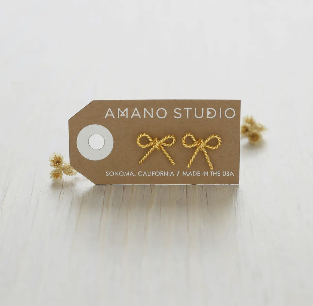 Bow Stud Earring