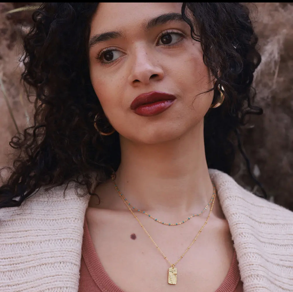 Flower Medallion Necklace