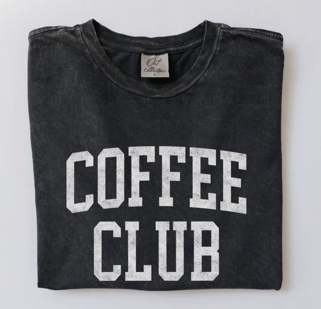 Coffee Club T-Shirt- Black