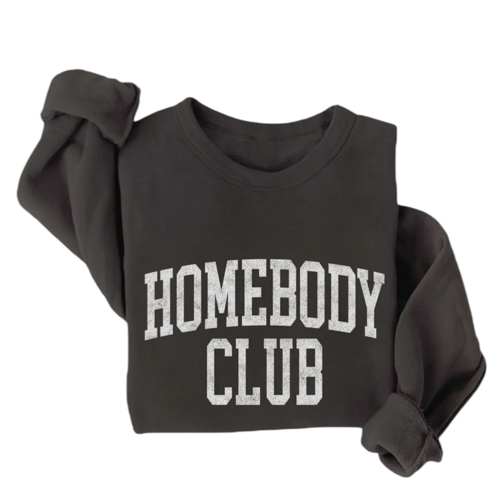 Homebody Club Sweatshirt - Black