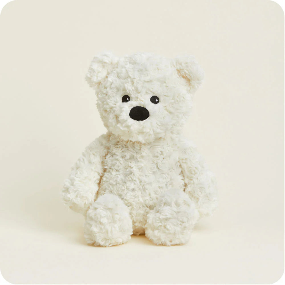 Warmies - Cream Curly Bear