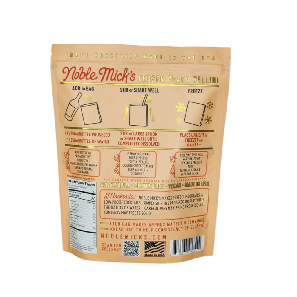 Noble Mick's Frozen Cocktail (choose from 6 flavors)