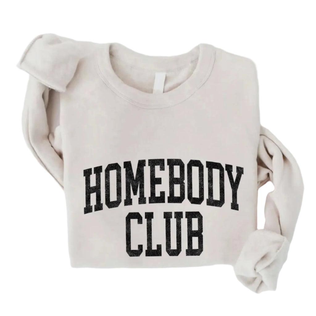 Homebody Club Sweatshirt - Natural