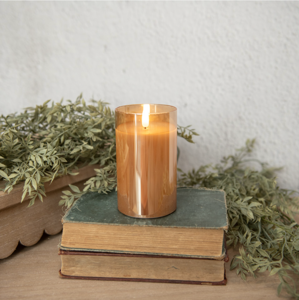 Champagne Flameless Candle