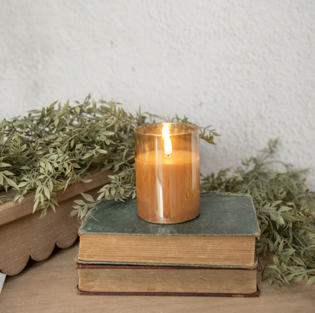 Champagne Flameless Candle