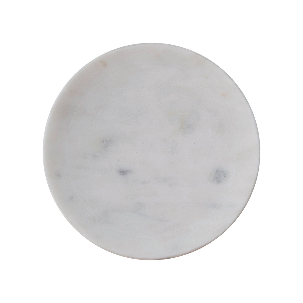 White Marble Soap Dish Plate