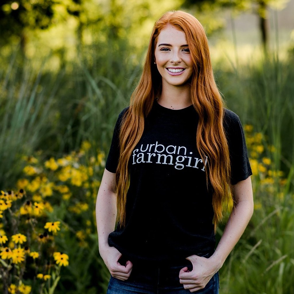 Black Urban Farmgirl T-shirt