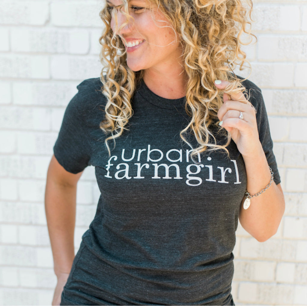 Black Urban Farmgirl T-shirt