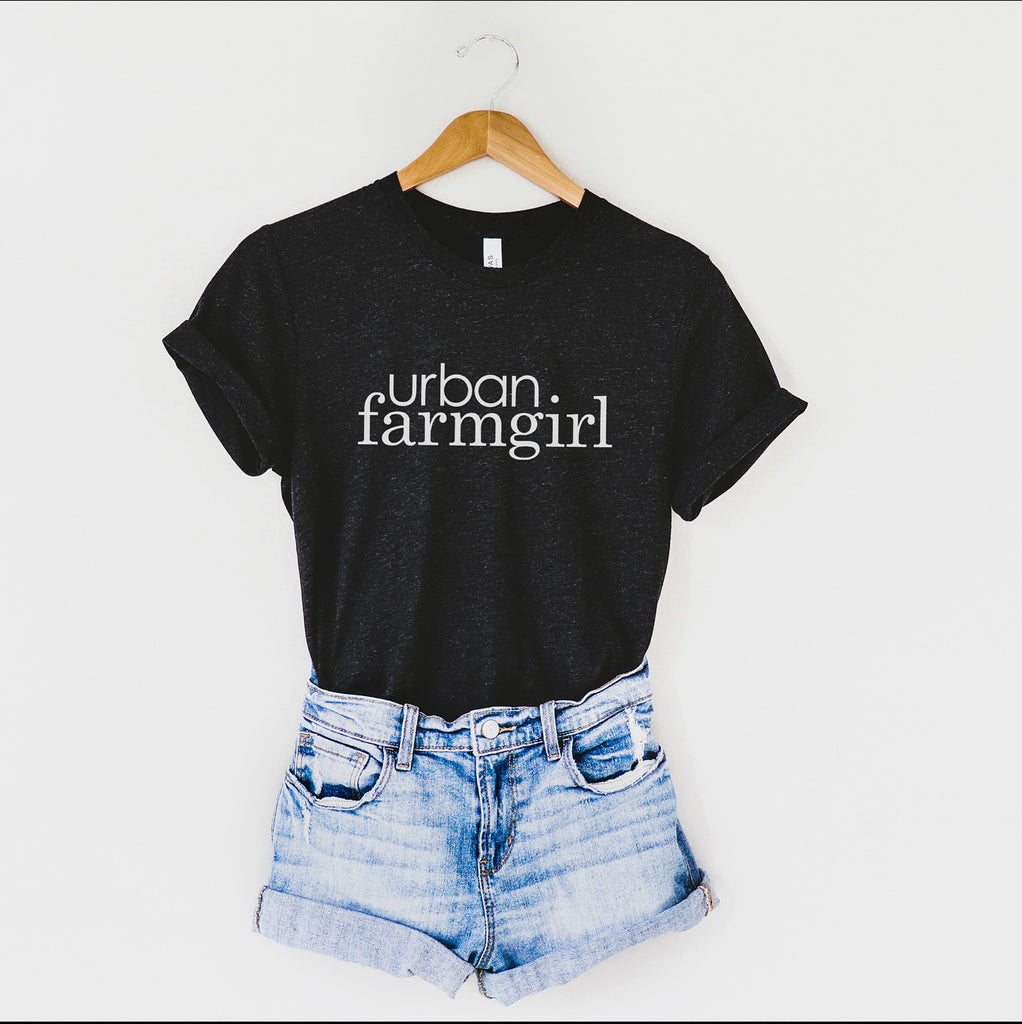 Black Urban Farmgirl T-shirt