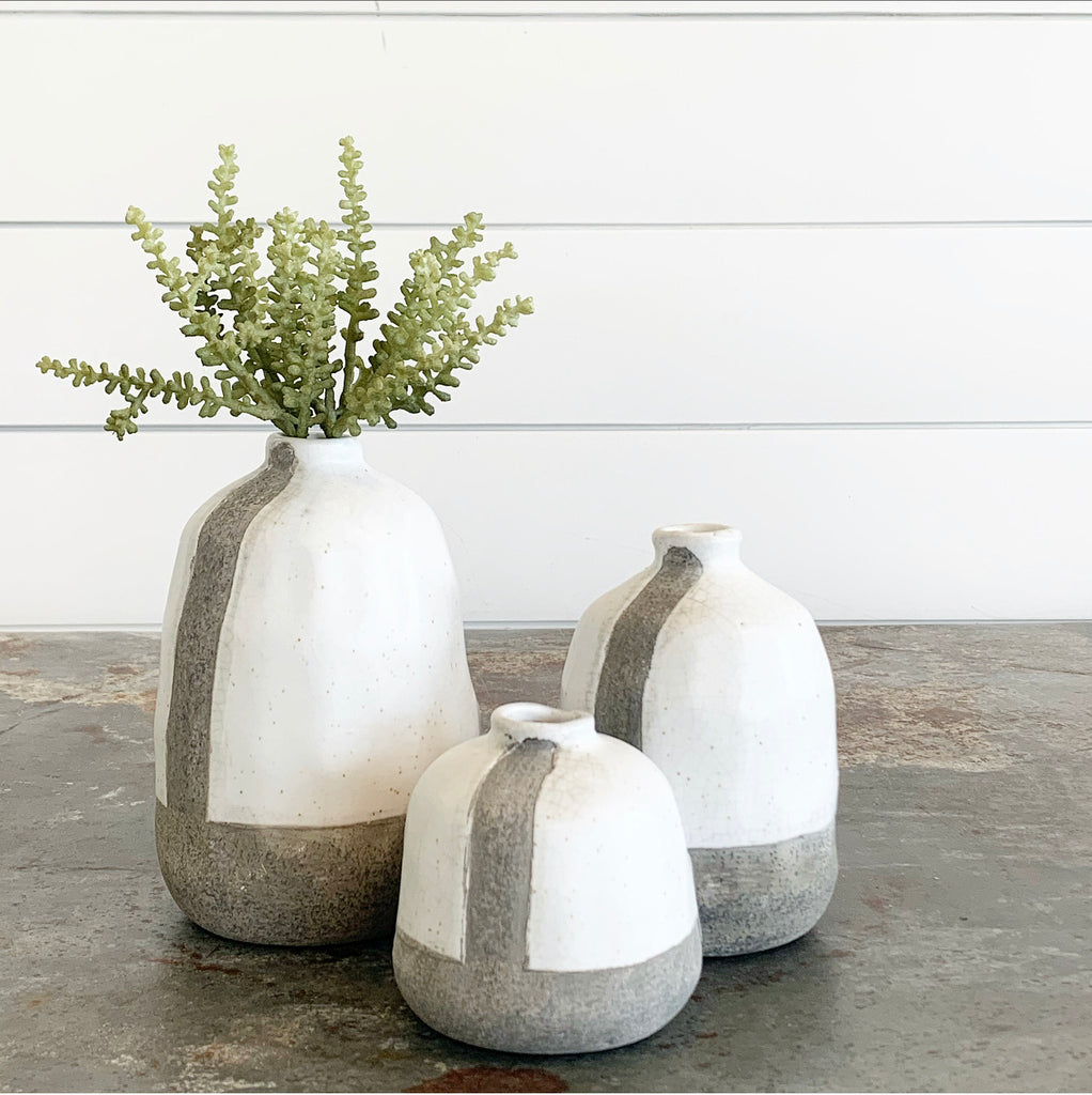 Modern Striped Vases