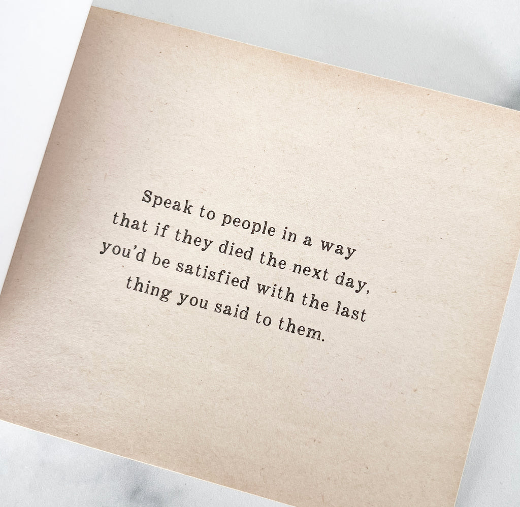 Love Letters Quote Book
